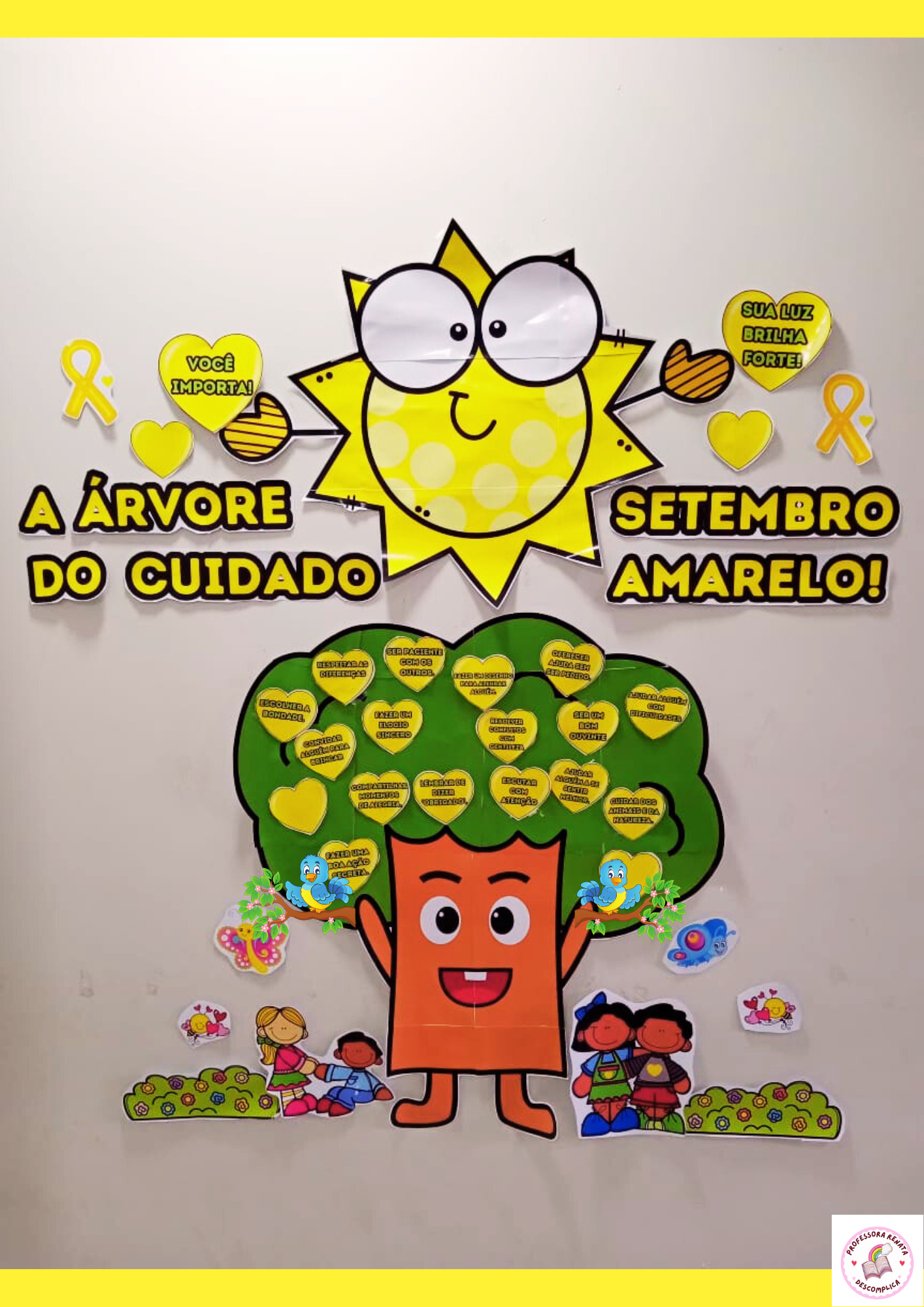 CRIANÇAS, GRAMAS, BORBOLETAS, PÁSSAROS E ABELHAS SETEMBRO AMARELO (8)