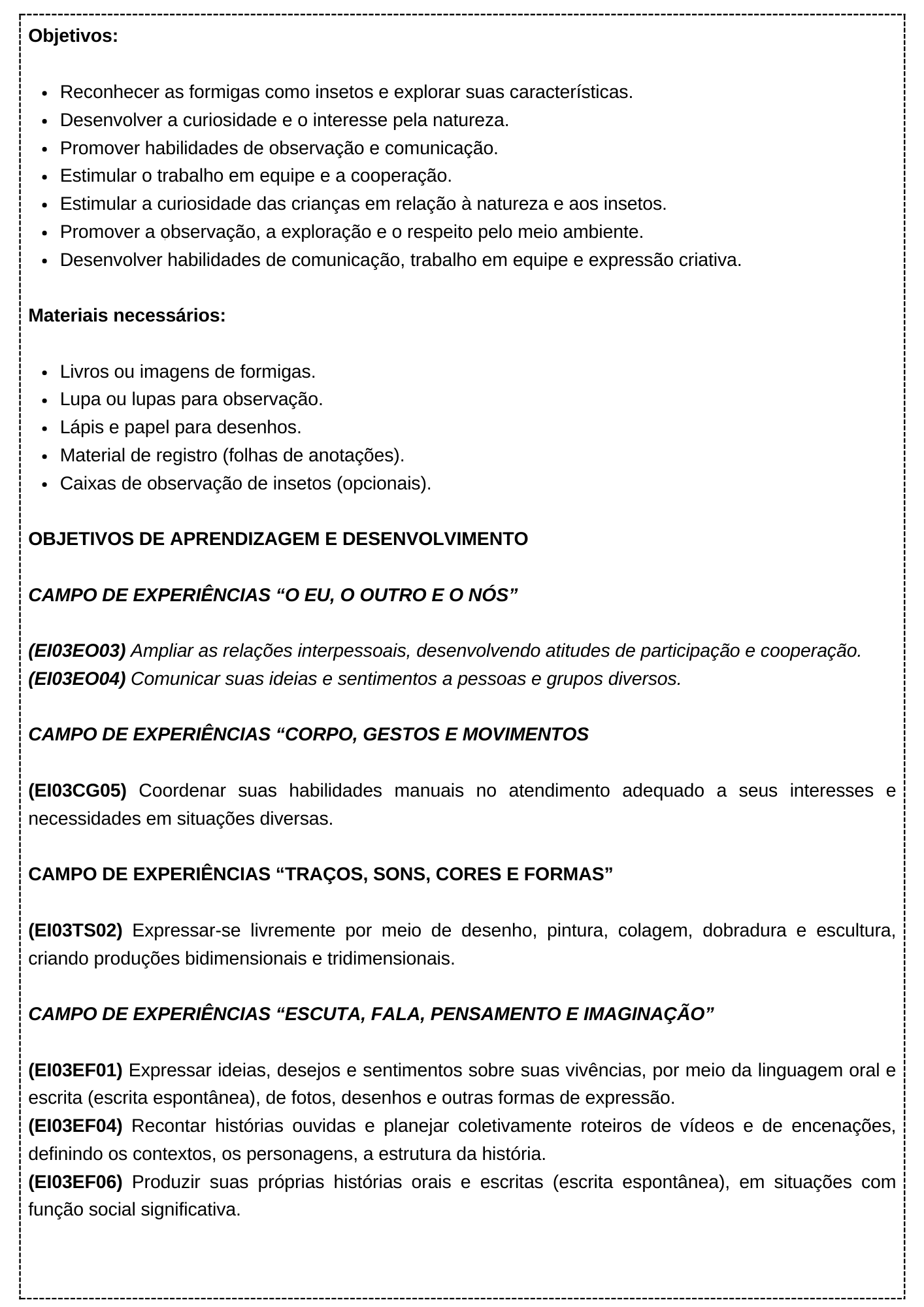 PLANO DE AULA QUE BICHO PRÉ 1 E 2 É ESSE DESCOBRINDO AS FORMIGAS (6)